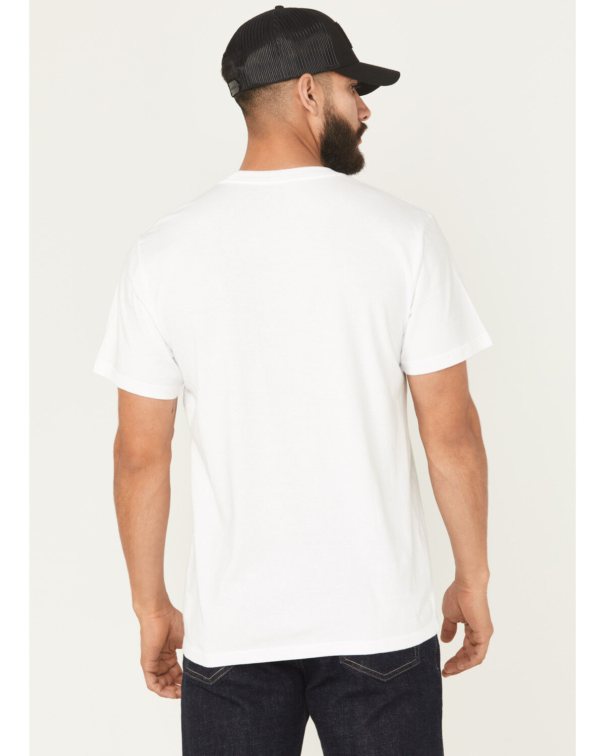Image #4 - Brixton Men's Inwood Cowboy Embroidered Short Sleeve T-Shirt, White, hi-res