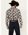 Image #4 - Cody James Men's Zion Sunset Southwestern Plaid Print Long Sleeve Snap Western Shirt, Red, hi-res