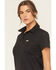 Image #2 - Ariat Women's Rebar Foreman Short Polo, Black, hi-res