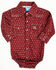 Image #1 - Cowboy Hardware Infant Boys' Geo Print Long Sleeve Snap Onesie, , hi-res