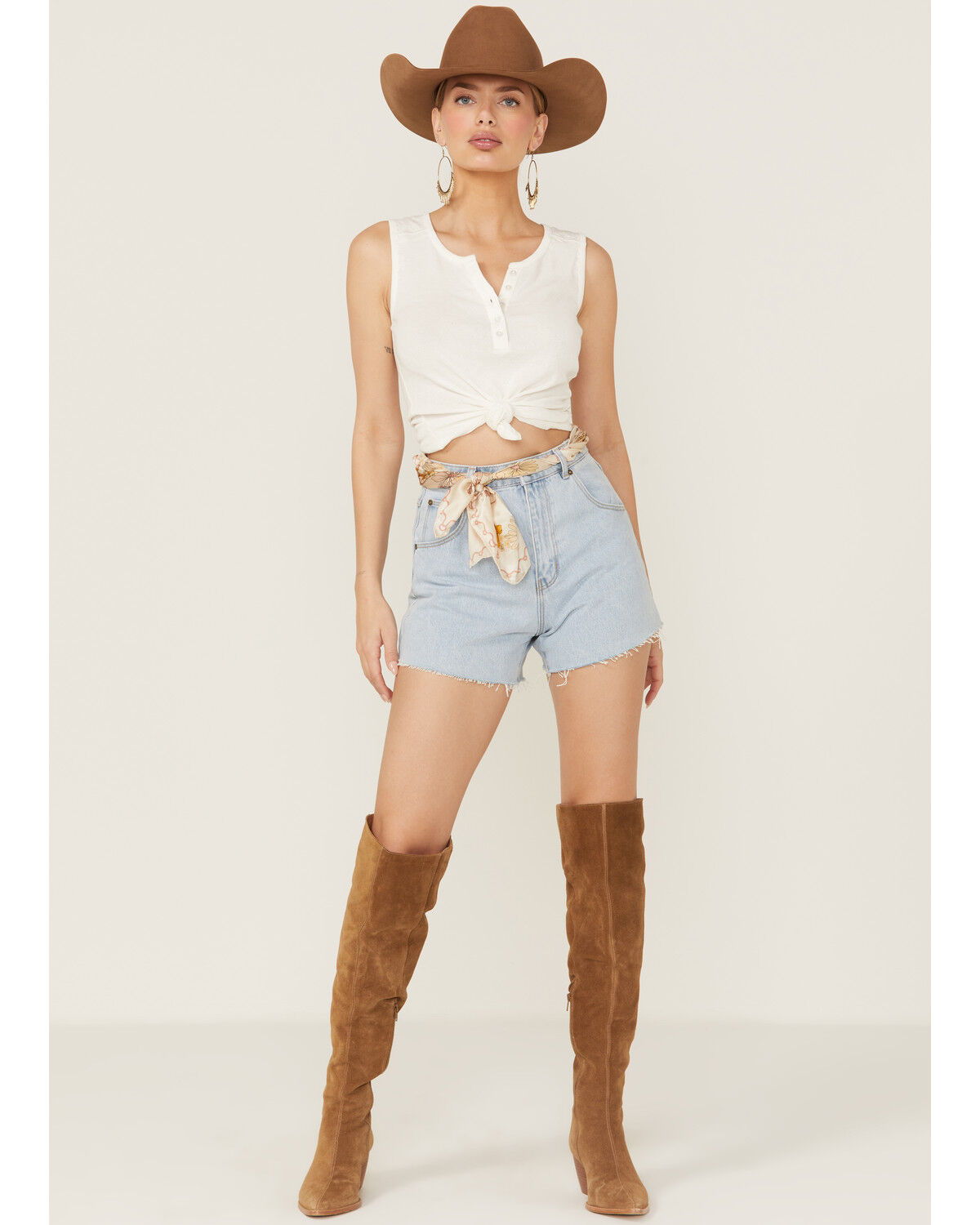Image #1 - Rolla's Women's Mirage Nina Light Wash High Rise Relaxed Shorts, , hi-res