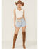 Image #1 - Rolla's Women's Mirage Nina Light Wash High Rise Relaxed Shorts, Light Blue, hi-res
