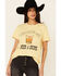 Goodie Two Sleeves Women's You Look Like I Need A Drink Graphic Short Sleeve Tee, Dark Yellow, hi-res