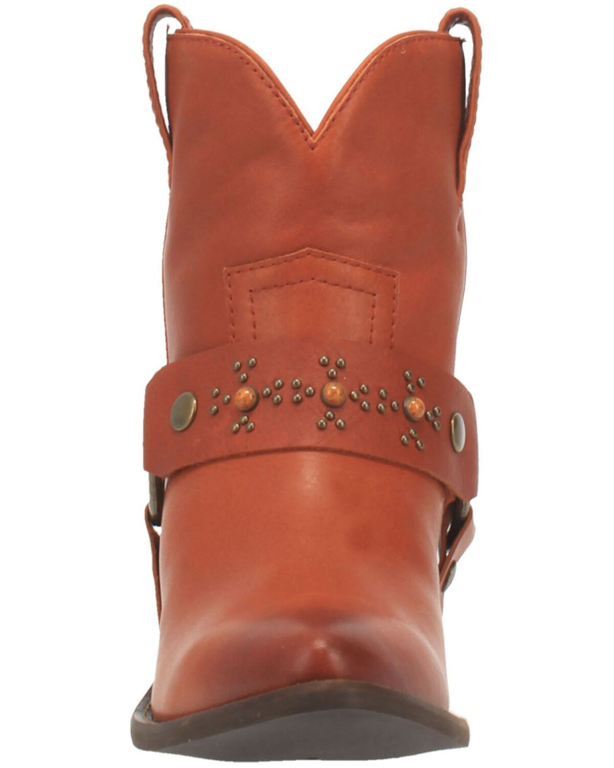 Image #5 - Dingo Women's Silverada Western Booties - Round Toe, Brown, hi-res