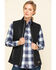 Image #1 - Ariat Women's Black Rebar Stretch Canvas Softshell Vest, Black, hi-res