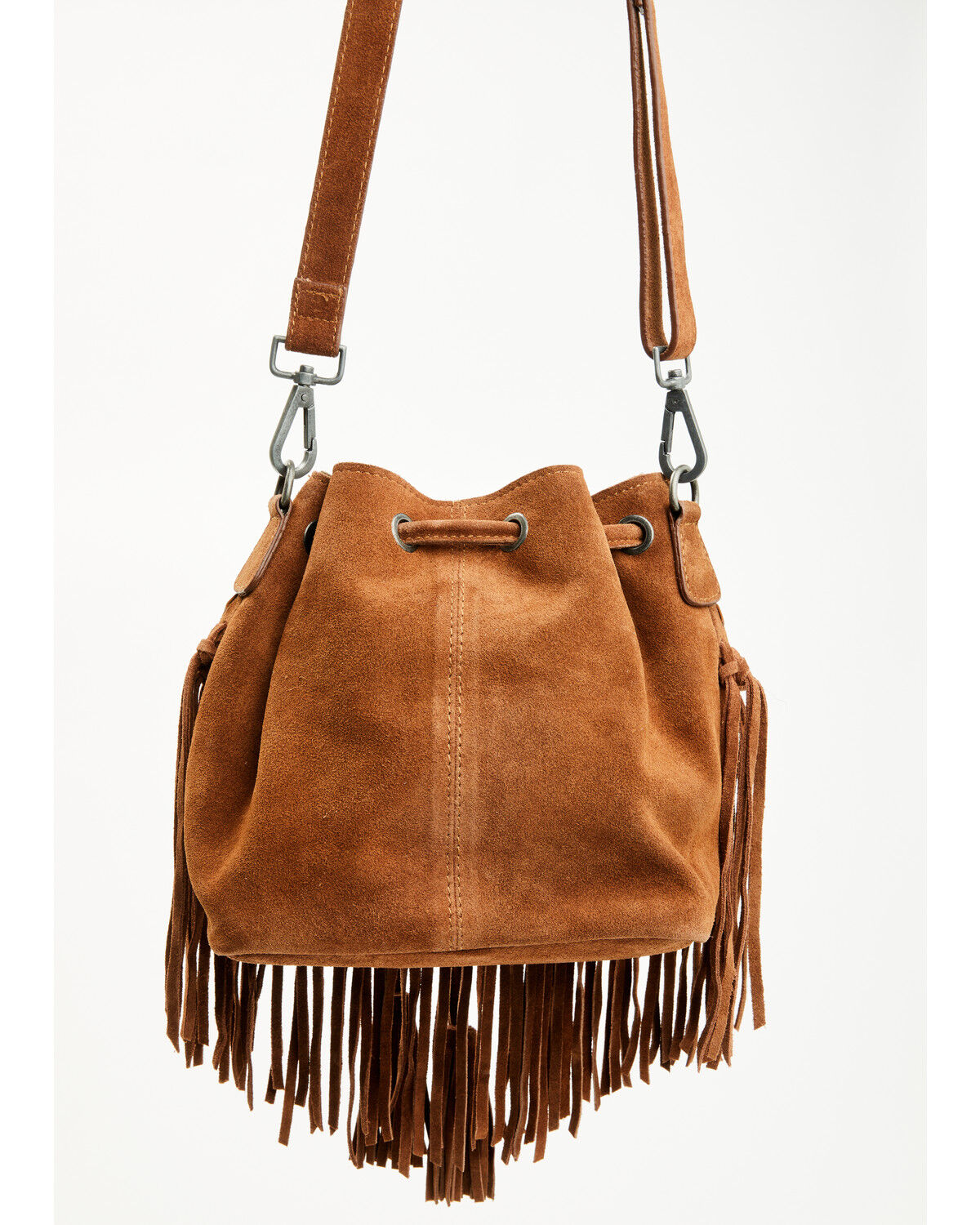 Image #3 - Shyanne Women's Danica Suede Fringe Crossbody Bag, Brown, hi-res