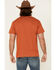 National Park Foundation Men's Rust Yosemite Graphic Short Sleeve T-Shirt , Rust Copper, hi-res