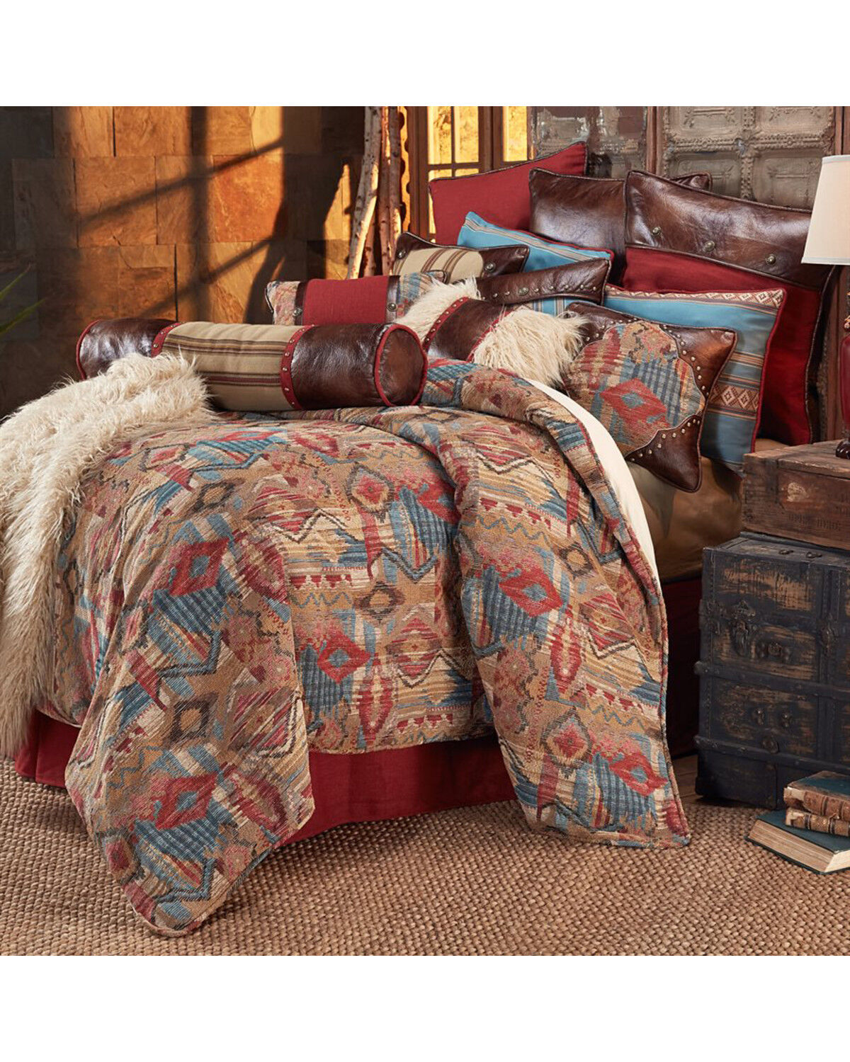 Image #1 - HiEnd Accents Ruidoso Full Comforter Set - 4 Piece, Multi, hi-res
