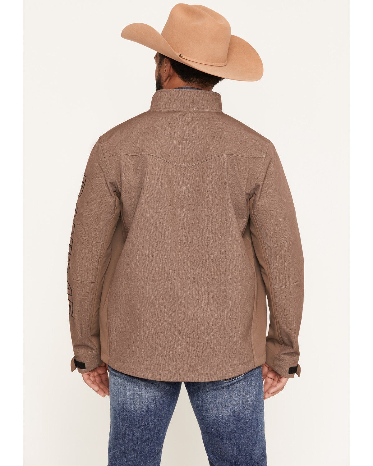 Image #4 - RANK 45&reg; Men's Jasper Southwestern Print Softshell Jacket, Dark Brown, hi-res