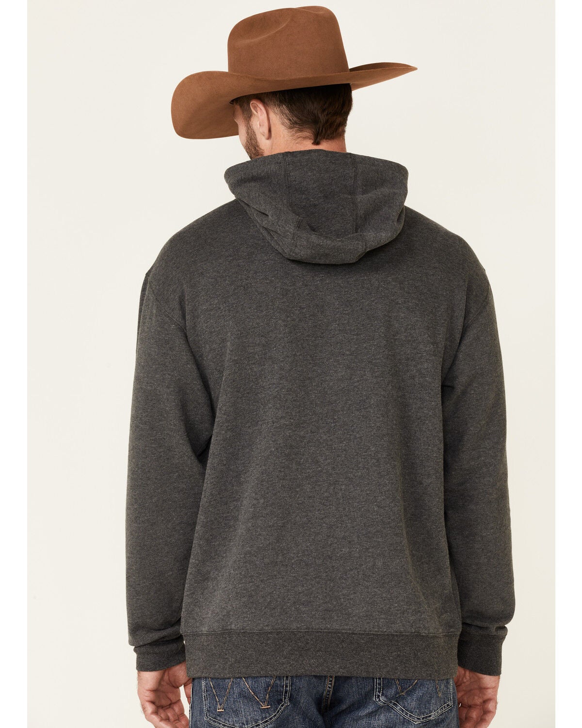 Image #4 - Ariat Men's Boot Barn Exclusive Sleeve Logo Pullover Hooded Sweatshirt , , hi-res
