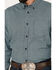 Image #3 - Cody James Men's Small Plaid Button Down Western Shirt , Green, hi-res