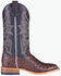 Image #2 - Horse Power Men's Ostrich Print Western Boots - Broad Square Toe, Brown, hi-res