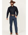 Image #1 - Cinch Men's Green Label Dark Wash Relaxed Denim Jeans, Blue, hi-res