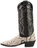 Laredo Men's Key West Python Western Boots - Medium Toe, Natural, hi-res