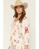 Image #2 - Blue B Women's Western Print Long Sleeve Mini Dress, Light Pink, hi-res