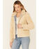 Image #3 - Idyllwind Women's Pony Up Light Wash Reversible Denim Sherpa Jacket , , hi-res
