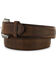 Image #3 - 3D Men's 1 1/2" Genuine Leather Belt, Brown, hi-res