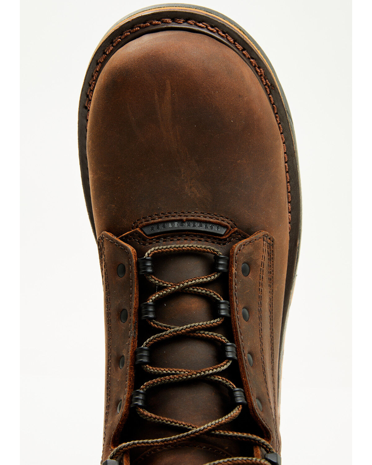 Image #6 - Hawx Men's 6" Airflow Heat Transfer System Paver Work Boots - Soft Toe, Dark Brown, hi-res