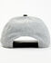 Image #3 - Brixton Men's Crest Ball Cap, Heather Grey, hi-res