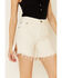 Free People Women's Baggy Tomboy Shorts, White, hi-res