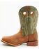 Image #3 - Dan Post Men's Leighton Performance Western Boots - Broad Square Toe, Brown, hi-res