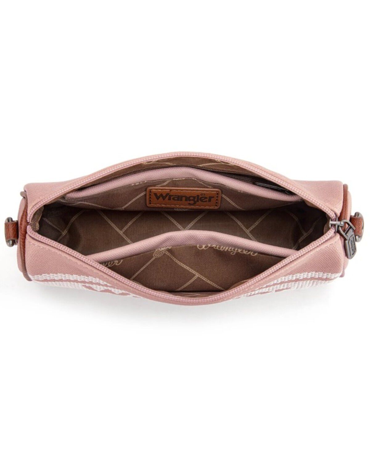 Image #2 - Wrangler Women's Logo Hobo Shoulder Bag, Pink, hi-res