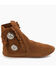 Image #2 - Minnetonka Men's Two-Button Softsole Moccasin Boots - Moc Toe, Brown, hi-res
