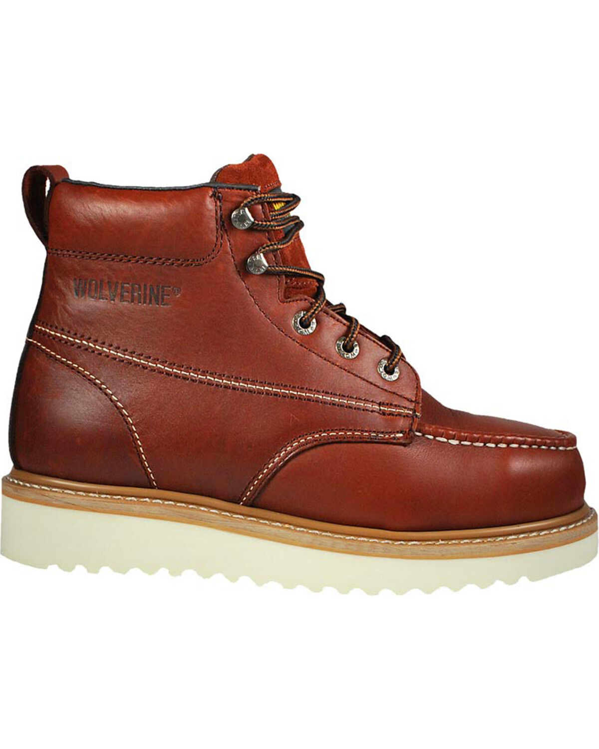 Image #1 - Wolverine Men's T-Bone Work Boots - Steel Toe, Rust Copper, hi-res