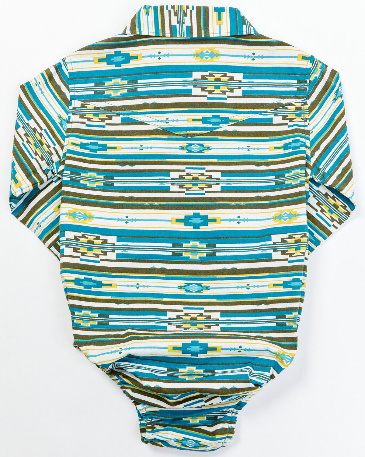 Image #3 - Shyanne Infant Girls' Southwestern Long Sleeve Onesie, Teal, hi-res
