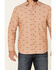 Image #3 - Pendleton Men's All-Over Dobby Chambray Long Sleeve Button-Down Western Shirt, Tan, hi-res
