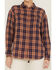 Image #3 - Cleo + Wolf Women's Breezy Springs Plaid Print Flannel Shirt, Beige/khaki, hi-res