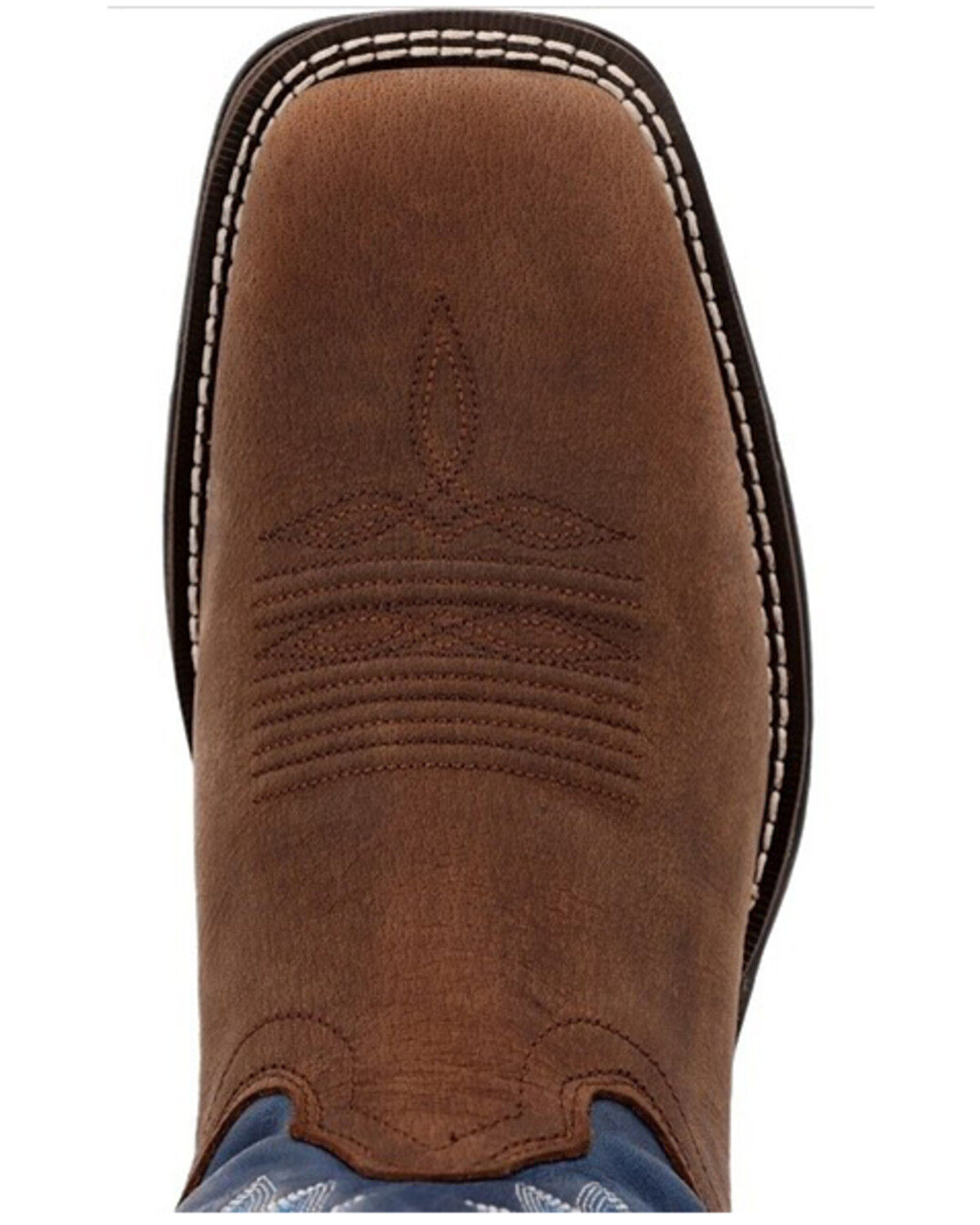 Image #6 - Durango Men's Rebel Performance Western Boots - Square Toe, Blue, hi-res