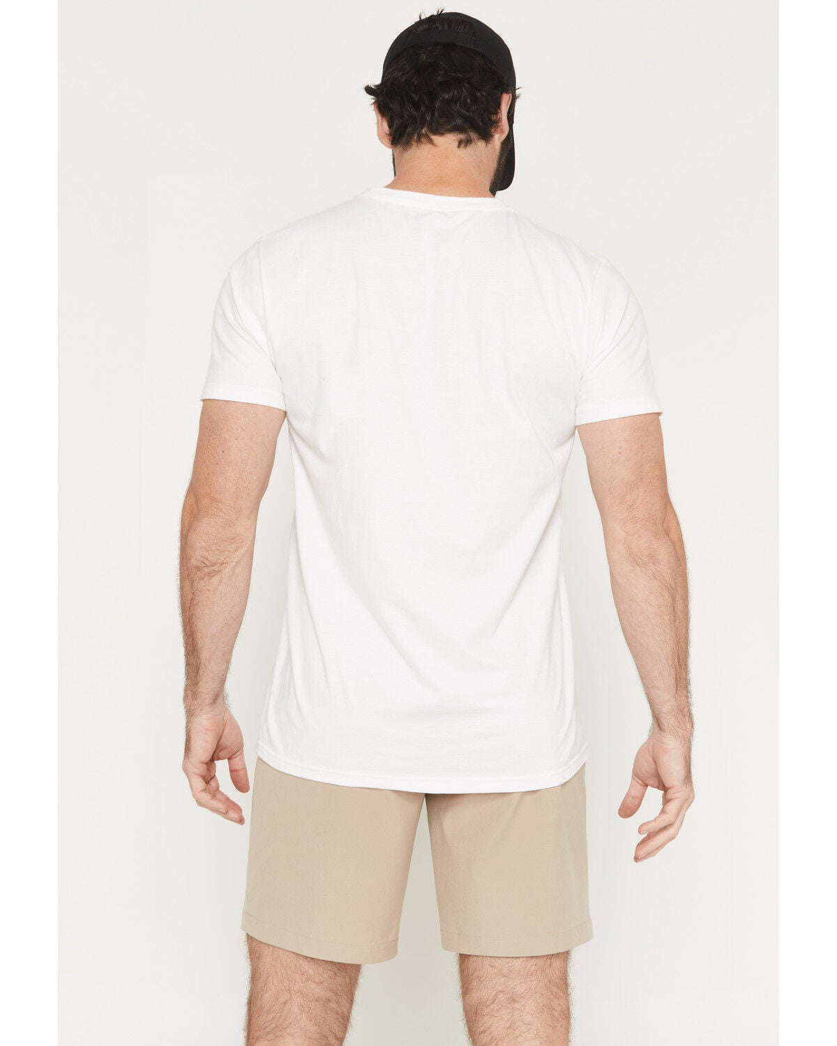 Image #3 - Rock & Roll Denim Men's 8" Solid Stretch Chino Shorts, Khaki, hi-res