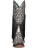 Image #4 - Corral Women's Glitter Fringe Western Boots - Snip Toe, Black/white, hi-res