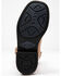 Image #7 - Shyanne Girls' Madison Faux Leather Western Boots - Square Toe, Brown/pink, hi-res