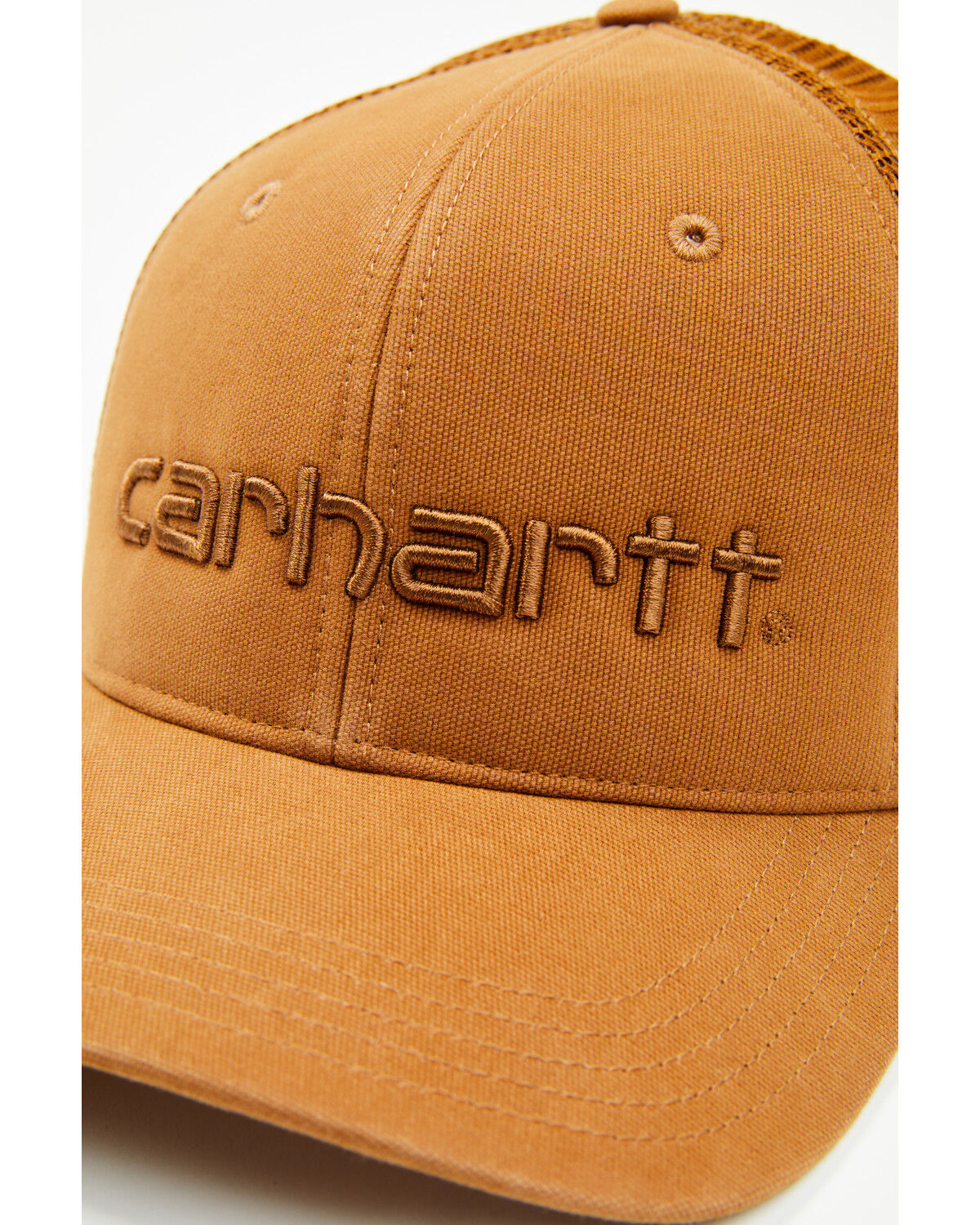 Image #2 - Carhartt Men's Logo Ball Cap, Brown, hi-res