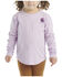 Image #3 - Carhartt Toddler Girls' Desert Logo Long Sleeve Graphic Shirt, Purple, hi-res