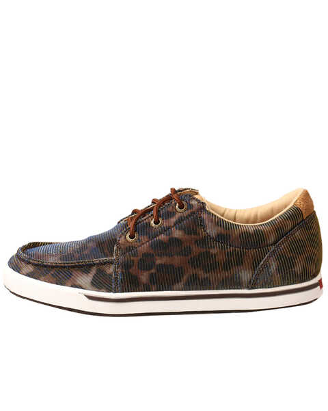 Image #3 - Twisted X Women's Leopard Casual Sneakers - Moc Toe, Leopard, hi-res