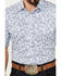 Image #3 - Rough Stock by Panhandle Men's Stretch Paisley Print Short Sleeve Pearl Snap Western Shirt, , hi-res