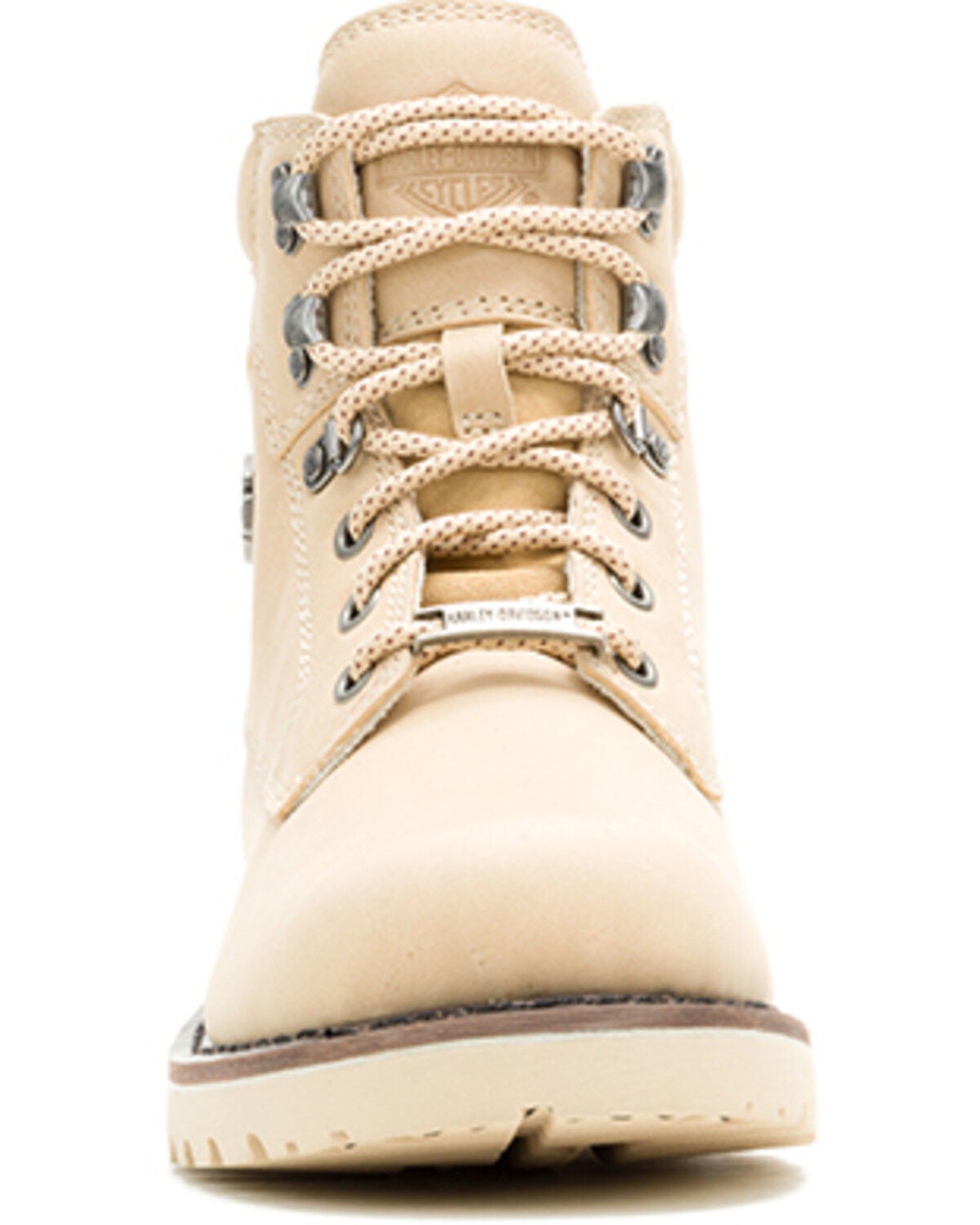 Image #5 - Harley Davidson Women's 5.5" Badlands Motorcycle Boots - Round Toe, Sand, hi-res