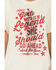 Image #3 - Idyllwind Women's Calamity Jane Short Sleeve Graphic Tee, Ivory, hi-res