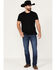 Image #1 - Wrangler Retro Men's Holsteiner Dark Wash Slim Boot Stretch Denim Jeans, Blue, hi-res