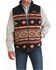 Image #2 - Cinch Men's Reversible Southwestern Print Quilted Vest - Big, Khaki, hi-res