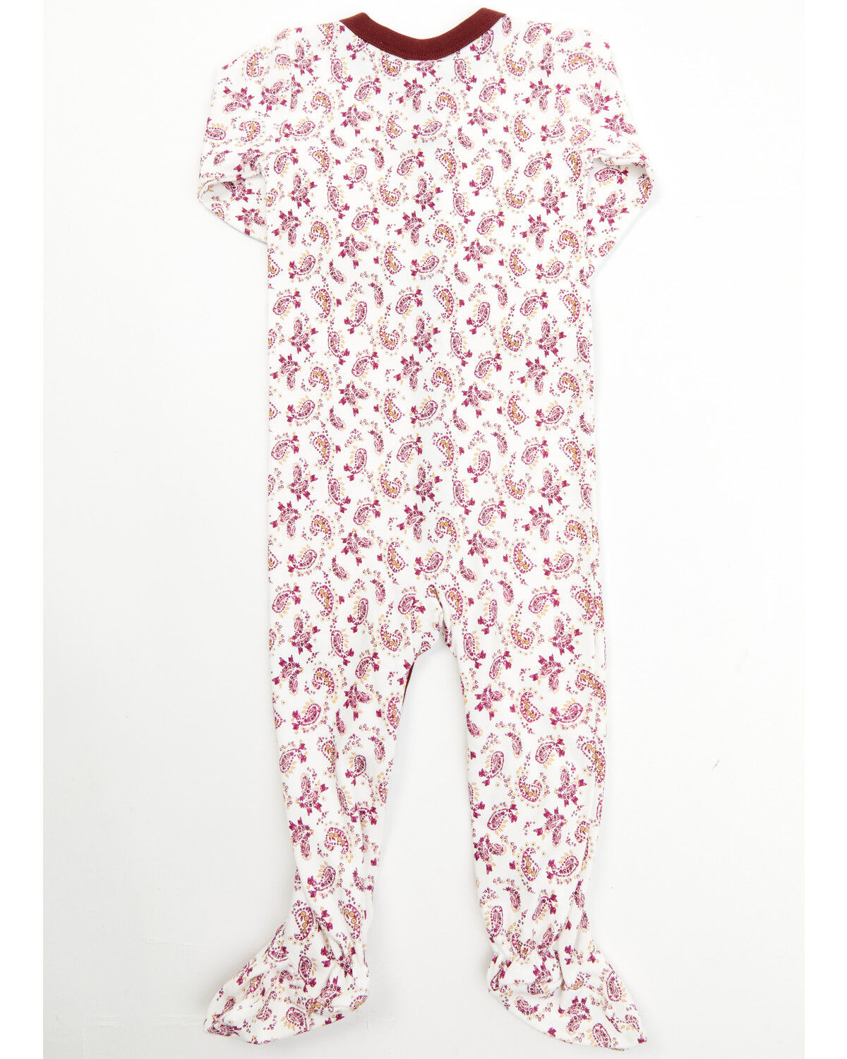 Image #7 - Shyanne Infant Girls' Rodeo Horse & Floral Paisley Sleep Set - 2-Piece, Ivory, hi-res