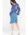 Sage the Label Women's Denim Penelope Skirt , Indigo, hi-res