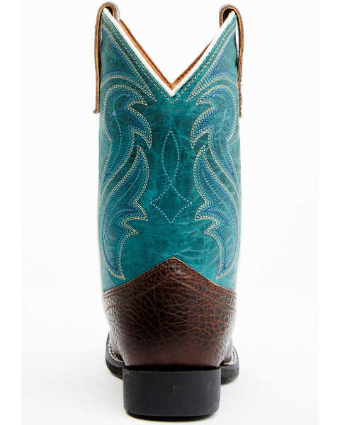 Image #5 - RANK 45® Boys' Connor Western Boots - Broad Square Toe , Blue, hi-res