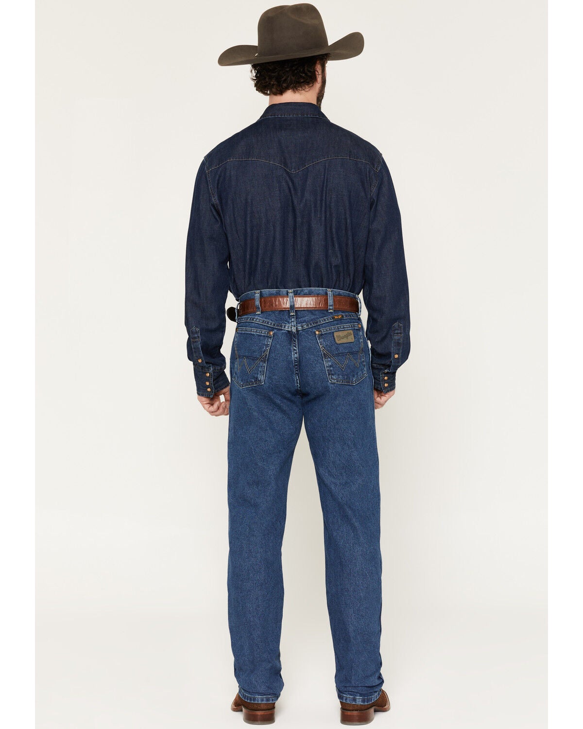Image #3 - George Strait by Wrangler Men's Cowboy Cut Original Fit Jeans, Denim, hi-res
