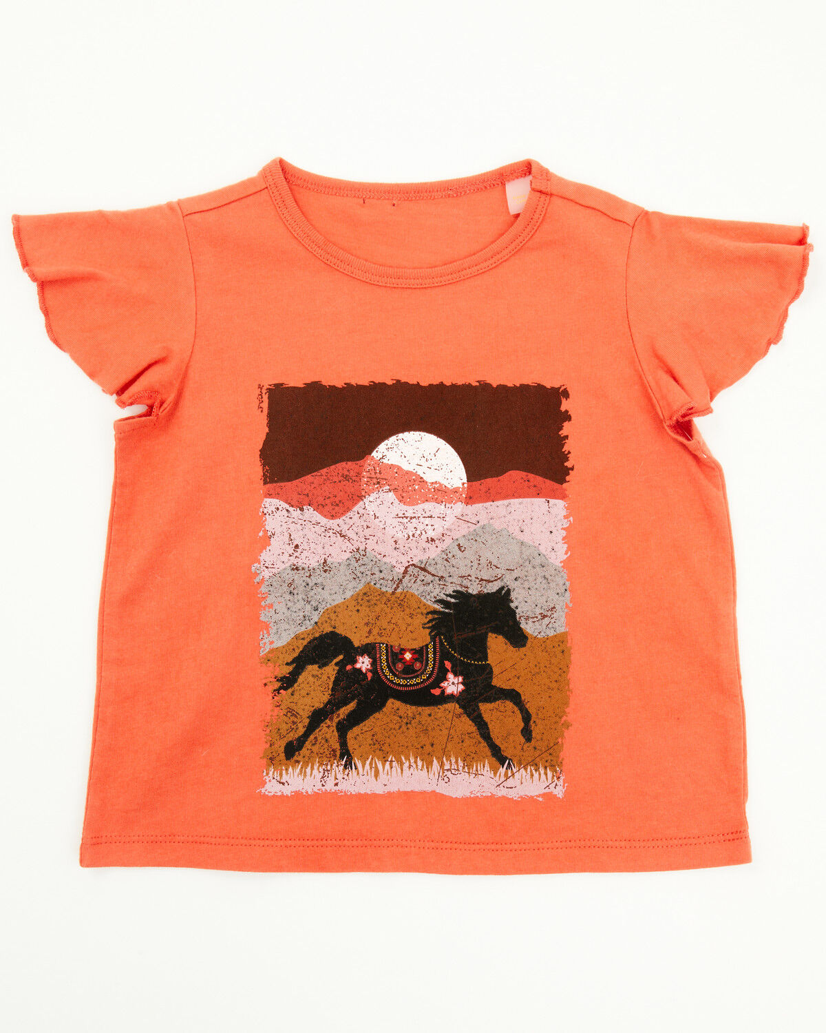 Image #1 - Shyanne Toddler Girls' Scenic Short Sleeve Graphic Tee, Dark Pink, hi-res