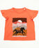 Image #1 - Shyanne Toddler Girls' Scenic Short Sleeve Graphic Tee, Dark Pink, hi-res
