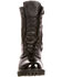 Image #5 - Rocky Women's Side Zipper Work Boots - Round Toe, Black, hi-res